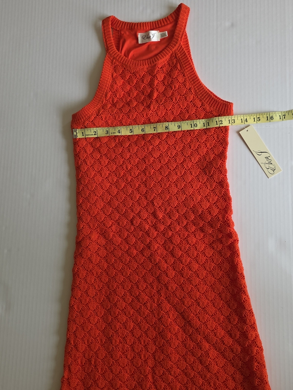 Eliza J Red Knit Midi Dress - Picture 3 of 7